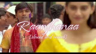 Raanjhanaa slowed and reverb song feel music 🎵🎶DJSnake tseries [upl. by Gnoy]