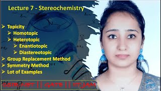 Stereochemistry  Topicity Homotopic Enantiotopic Diastereotopic  CSIRNETGATEIITJAM [upl. by Einaffets]