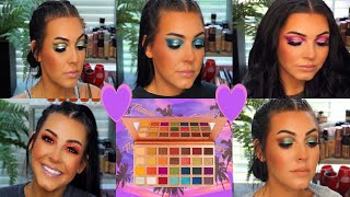 TAMMI X REVOLUTION TROPICAL TWILIGHT  5 LOOKS 1 PALETTE [upl. by Farlee]