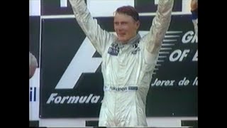 Mika Häkkinens first win in Jerez 1997 [upl. by Lorola]