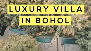 Bohol Luxury Villa House Tour Philippines [upl. by Adraynek]