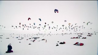 Snowkite Endurance Race  Red Bull Ragnarok 2012 [upl. by Heimer]