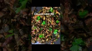 Lady’s finger fry best vendakai fry okra youtubeshorts yaash19 [upl. by Marcia]