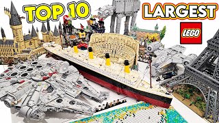 10 LARGEST LEGO SETS 2023 Edition [upl. by Airamanna]