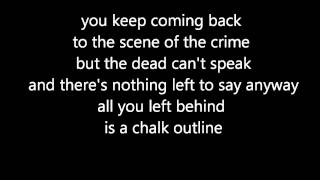 Three Days Grace  Chalk Outline official lyrics video [upl. by Lokin]