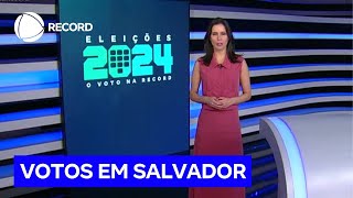 Candidatos à Prefeitura de Salvador votam na tarde deste domingo 6 [upl. by Elyagiba985]