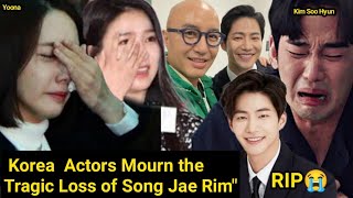 Heartbreaking Tributes Korea Stars Mourn the Tragic Loss of Song Jae Rimquot [upl. by Richma]