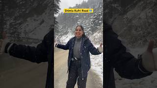 Live snowfall Shimla kufri  shimla snowfall today  shimla vlog  shimla today shimla [upl. by Aicertap]