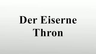 Der Eiserne Thron [upl. by Auoz55]