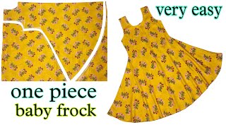 One pice Baby frock cutting and andstitching 5 year girl [upl. by Ykvir806]