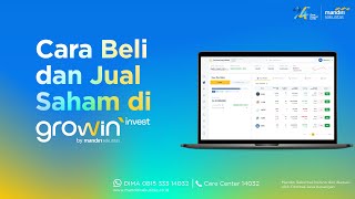 Cara Jual Beli Saham di Growin Invest [upl. by Nuzzi]