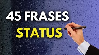 45 FRASES CURTAS PARA STATUS  POSITIVAS e MOTIVAÇÃO  Momento Profético [upl. by Raamaj]