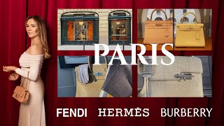 PARIS HERMES bagsamp shoes collection winter 2025  Fendi bags collection Burberry [upl. by Onateyac]