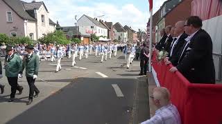 NeussHolzheim Schützenfest am 02 Juni 2023 Abmarsch nach der Regimentabnahme [upl. by Mason]