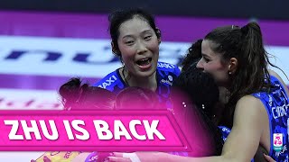 ZHU TING IS BACK all points in Conegliano  Bergamo  Lega Volley Femminile 202425 [upl. by Greysun]