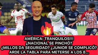 🔴 ARDE LA TABLA PARA METERSE A LOS 8 NACIONAL Y MILLOS LISTOS JUNIOR SE COMPLICA AMÉRICA RESPIRA [upl. by Alard672]