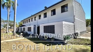 Unit 5 4 Wyndham Ave Boyne Island [upl. by Nae]