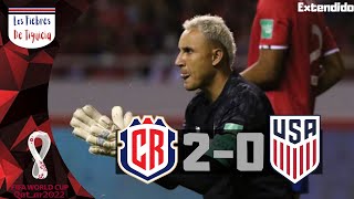 Costa Rica vs Estados Unidos 🇨🇷⚽️ Eliminatoria Mundialista Qatar 2022 Extendido [upl. by Timus285]