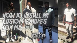 How To Install My Custom Jean Textures To MP  GTA 5 Modding Tutorial OUTDATED [upl. by Aleinad]