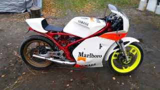 Yamaha rd 350 ypvs track 1984 [upl. by Initirb485]