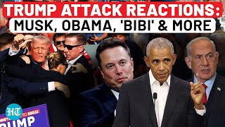 Trump Shooting Elon Musk Netanyahu Obama Bush Nikki Haley Pelosi Others React  US Election [upl. by Gensmer]