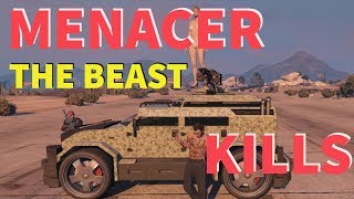 GTA 5 Online Menacer the Beast Kills [upl. by Yuh]