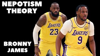 The Nepotism Theory Bronny James under 5 mins [upl. by Rep]