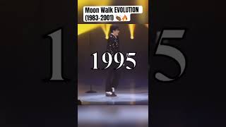 Moon Walk EVOLUTION 19832001 😳 michaeljackson shorts [upl. by Gnok359]