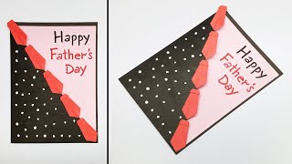 DIY Fathers Day Card  Fathers Day Card Making Ideas  Handmade Cards for Dad  Happy Fathers Day [upl. by Mathi]