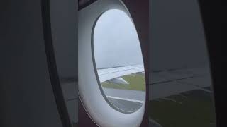 Qatar airways airbus A350900 takeoff Manchester airport [upl. by Aniryt546]