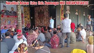 Deklarasi Relawan Lintas Etnis Kalbar di Rumah Betang Pontianak Selasa 14 Nop 2024 [upl. by Sioux698]