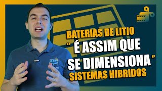 Revelado o calculo de BATERIAS DE LITIO para SISTEMAS HIBRIDOS Solar [upl. by Papageno]