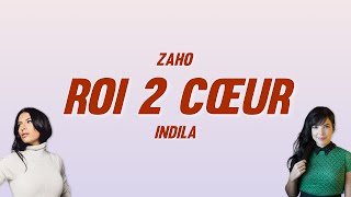 Zaho  Roi 2 cœur ft Indila Paroles مترجمة [upl. by Junji]