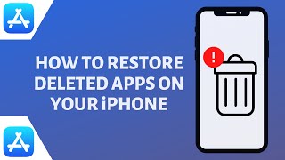 How to Restore Deleted Apps on Your iPhone or iPad  2022 Method [upl. by Erasmus]