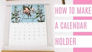 How To Make A Calendar Holder Video [upl. by Ydnelg]