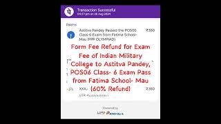 Form Fee Refund of July amp August Months for Pass Students  PSE [upl. by Kinimod76]