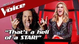 HARD ROCK LEGEND shocks The Voice Coaches with an UNEXPECTED song choice [upl. by Assillem990]