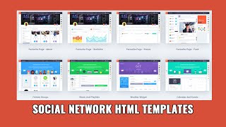 Social Network HTML Templates Pro [upl. by Tloc666]