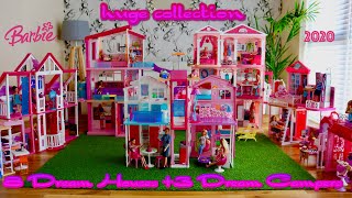 Barbie Dream House and Dream Camper Huge Collection 2020 Barbie Dollhouse Tour Barbie Dream Life [upl. by Gorlin]