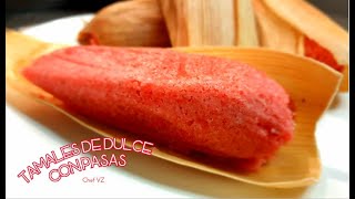 TAMALES DE DULCE CON PASAS  Receta económica y deliciosa  ChefVictorZugasti [upl. by Ahse981]