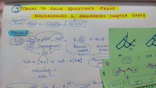 9 Tricks to Solve Questions easily from Haloalkanes and Haloarenes chapter Organic Chemistry [upl. by Zonda]