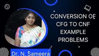 Conversion of CFG to CNF Example Problems Normal Forms in CFG  Lecture93  ToC  By DrNSameera [upl. by Martine898]