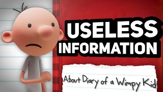 7 Minutes of Useless Information about Diary of a Wimpy Kid [upl. by Asta]