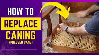 How To Replace Caning Pressed Sheet Cane [upl. by Charie]