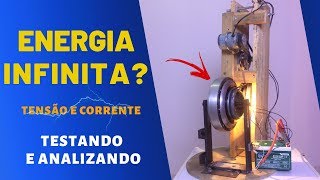 FIZ UM GERADOR PARA GERAR ENERGIA INFINITA  FUNCIONA [upl. by Annol605]