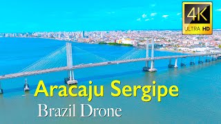 Aracaju Sergipe Brazil in 4K UHD Drone [upl. by Alyac]