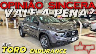 Fiat Toro 2024  O que mudou Versão Endurance de entrada vale a pena Consumo desempenho problema [upl. by Jaclin]