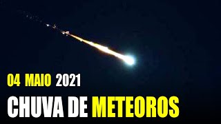 TUDO Sobre a CHUVA DE METEOROS ETA AQUÁRIDAS 2021 [upl. by Lezti]