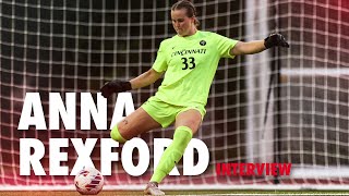 Anna Rexford Interview  Cincinnati Bearcats Soccer [upl. by Rubens]