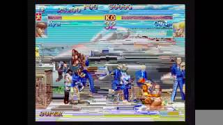 SSF2X Arcade Capture with Scanlines [upl. by Amaerd435]